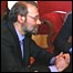 Former Iranian negotiator Ali Larijani in nuclear talks in Lisbon in June
